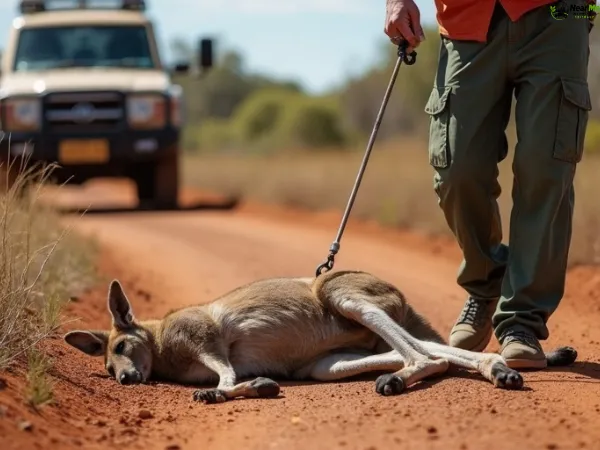 Dead Kangaroo Removal Landers Shoot
